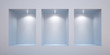 Empty shelves