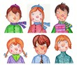 children's faces