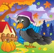 Cartoon raven theme image 2