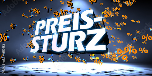 Illustration: Preissturz Preissturz