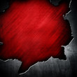 cracked metal plate