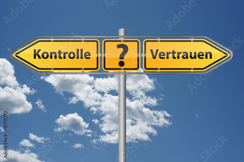 Photo: Vertrauen oder Kontrolle? Vertrauen oder Kontrolle?
