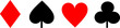 Playing cards signs