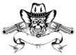 cowboy with revolvers