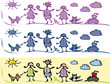 Geschwister - Bruder - Schwester - Familie - Haustier