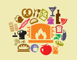 Food icon set