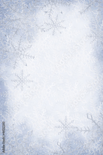 Photo: Snowflakes background Snowflakes background