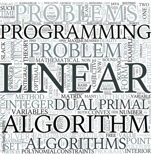 Vector: Linear programming Discipline Study Concept Linear programming Discipline Study Concept