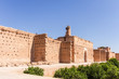 Mauern des El Badi Palasts, Marrakesch, Marokko