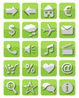 Web Buttons Set grün