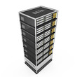 Server Rack isolated on white background