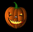 maliciously smiling pumpkin