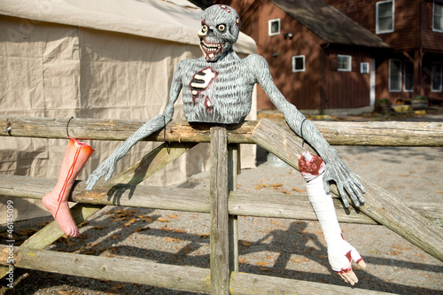 Photo: Scary halloween decoration Scary halloween decoration