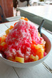 Delicious Snow Cone in White bowl
