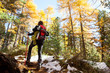 trekking in autumn