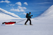 Wintertour auf dem Kungsleden mit Ski und Pulka