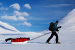 Wintertour auf dem Kungsleden mit Ski und Pulka