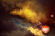 Magic sky of night