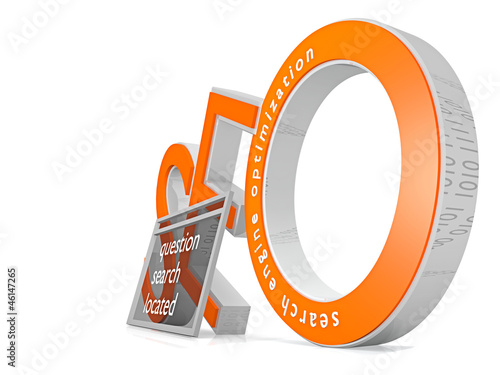 Illustration: SEO - 3D SEO - 3D