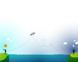 Communication background - international call