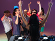 party and entertainment with dj mixing