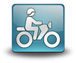 Light Blue 3D Effect Icon "Motorbike Trail"