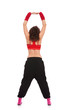 back view of a modern dancer