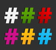 social media hash tags