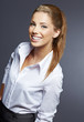 Portrait of young smiling businesswoman