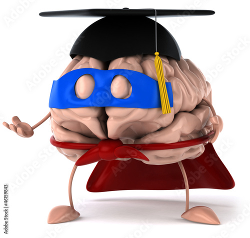 Illustration: Super student brain Super student brain