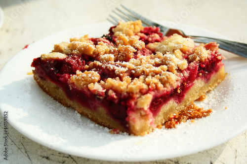 Photo: Raspberry and chestnut cake Raspberry and chestnut cake