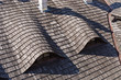 Traditional wooden tiled roof