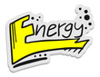 Energy power sticker