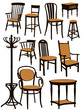 Vektor: Furniture silhouette Furniture silhouette