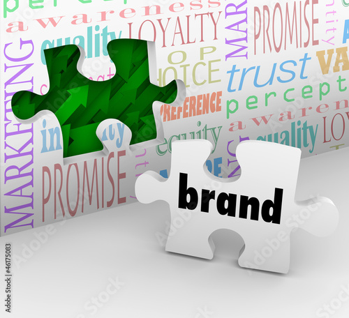 Illustration: Brand Puzzle Piece Marketing Strategy Answer Completed Brand Puzzle Piece Marketing Strategy Answer Completed
