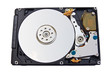 Hard disk drive HDD isolated on white background