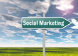 Signpost "Social Marketing"