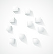 Abstract cubes wall background