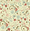 floral seamless pattern, vector design