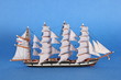 ship model Kruzenstern starboard side