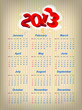 Vector: Vector Santa calendar 2013 year (week starts on Sunday) Vector Santa calendar 2013 year (week starts on Sunday)