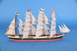ship model PASSAT starboard side