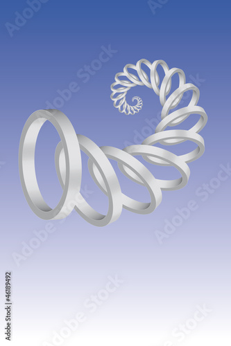 Vector: Ringspirale Ringspirale