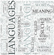 Vector: Languages Discipline Study Concept Languages Discipline Study Concept