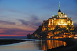 der berühmte Mont St.Michel in der Normandie