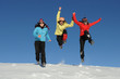 Foto: Teenager haben Spaß im Winter Teenager haben Spaß im Winter