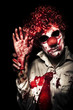 Evil Circus Clown Welcoming You To A Dark Carnival