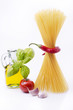 pasta spaghetti con peperoncino piccante