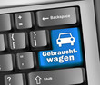 Keyboard Illustration "Gebrauchtwagen"