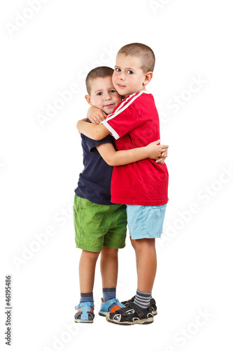 Brothers Embracing